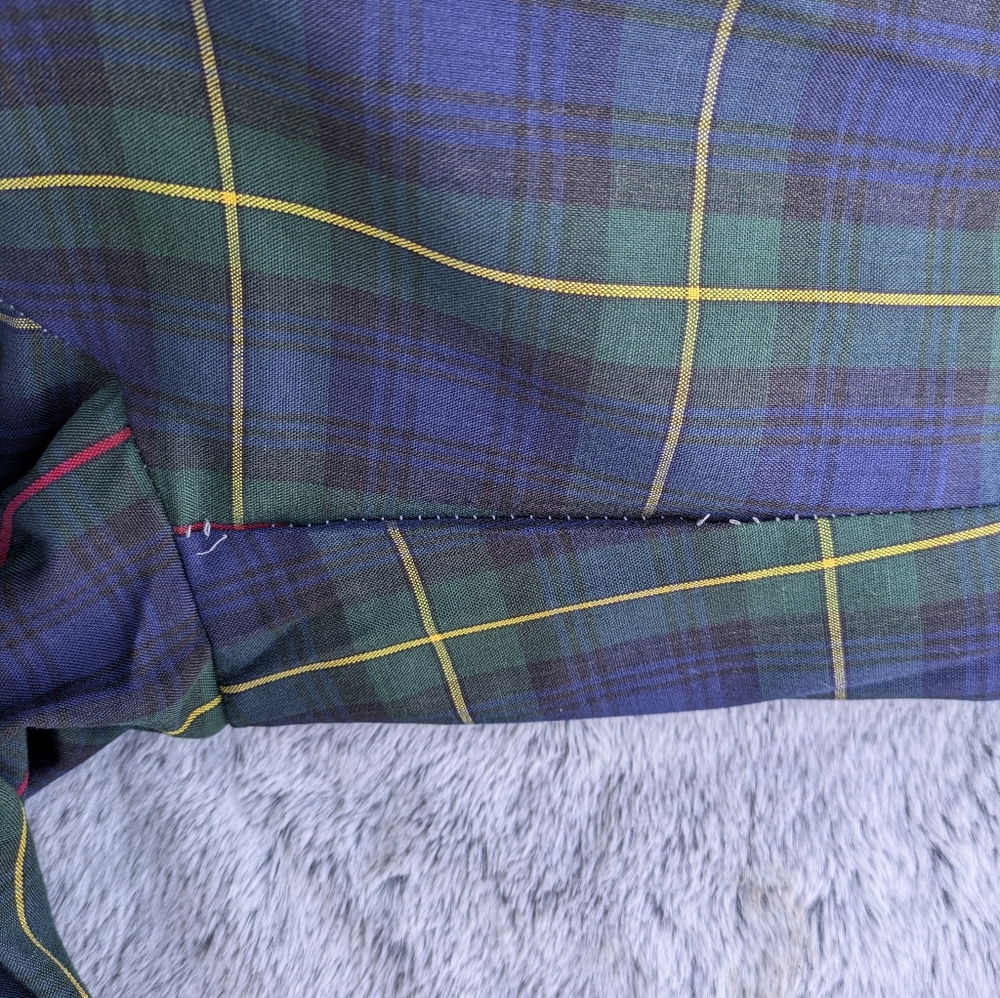 Vintage Sears The Men's Store Plaid Housecoat Large 42-44 - Picture 7 of 14